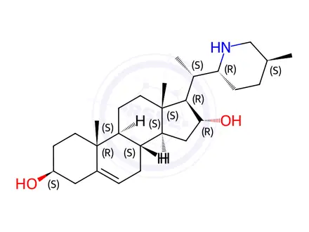 Chemical structure of Deacethylmuldamine