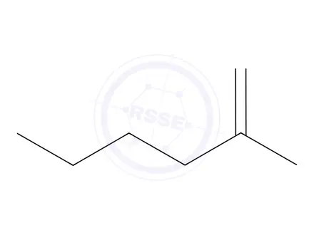 Chemical structure of 2-Methyl-1-hexene