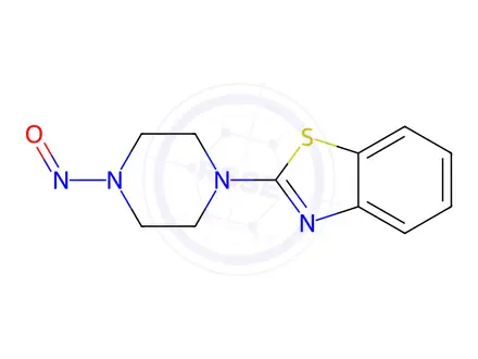 Chemical structure of Lurasidone Hydrochloride Impurity 135 (N-Nitroso Lurasidone Hydrochloride Impurity 134)