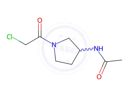 Chemical structure of N-(1-(2-Chloroacetyl)pyrrolidin-3-yl)acetamide