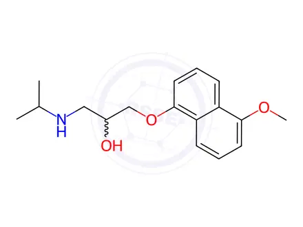 Chemical structure of 5-Methoxy Propranolol Hydrochloride