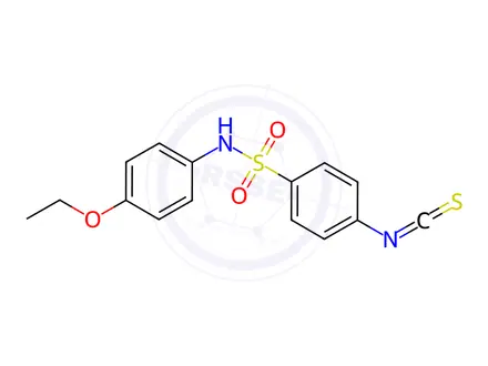 Chemical structure of N-(4-Ethoxyphenyl)-4-isothiocyanatobenzenesulfonamide