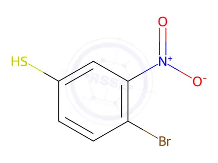 Chemical structure of 4-Bromo-3-nitrobenzenethiol