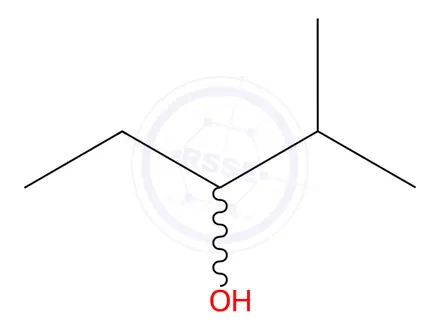 Chemical structure of 2-Methyl-3-Pentanol