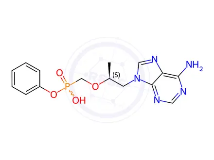 Chemical structure of Tenofovir Impurity 76