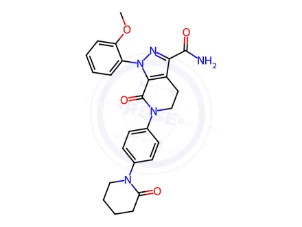 Chemical structure of Apixaban Impurity 28