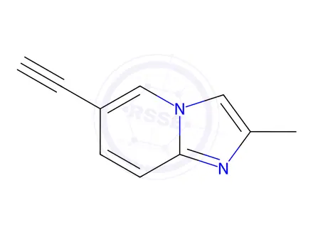 Chemical structure of 6-Ethynyl-2-methylimidazo[1,2-a]pyridine