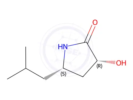 Chemical structure of (3R,5S)-3-Hydroxy-5-isobutylpyrrolidin-2-one