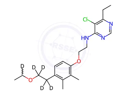 Chemical structure of Pyrimidifen-d5