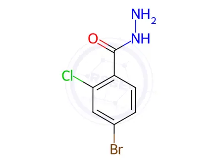 Chemical structure of 4-Bromo-2-chlorobenzhydrazide