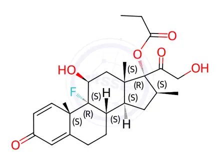 Chemical structure of Betamethasone Dipropionate EP Impurity B