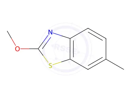 Chemical structure of Benzothiazole, 2-methoxy-6-methyl-(9CI)