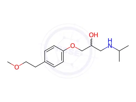 Chemical structure of Metoprolol hydrochloride