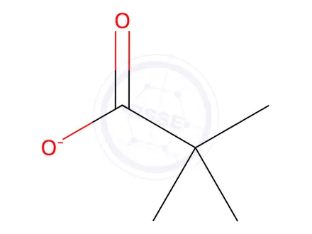 Chemical structure of Cesium 2,2-Dimethylpropanoate