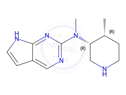 Chemical structure of Tofacitinib Impurity X