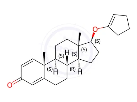 Chemical structure of Quinbolone