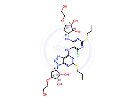 Chemical structure of Ticagrelor Impurity 526