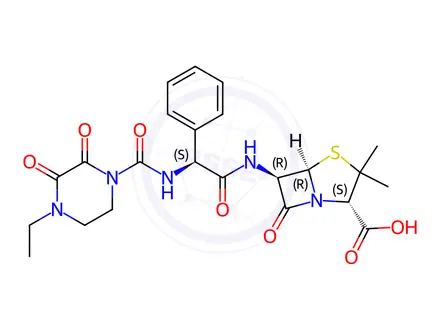 Chemical structure of Piperacillin Impurity 4