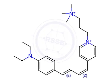 Chemical structure of NEURODYE RH-461