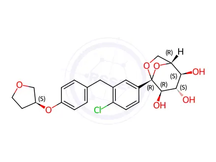 Chemical structure of Empagliflozin Impurity 128