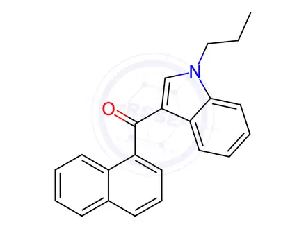 Chemical structure of JWH-072