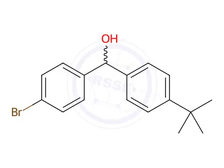Chemical structure of (4-Bromophenyl)(4-(tert-butyl)phenyl)methanol