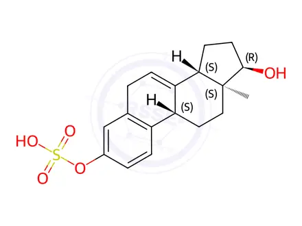 Chemical structure of Estriol Impurity 12