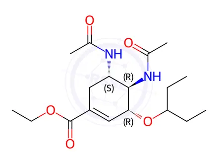 Chemical structure of Oseltamivir Phosphate Impurity 223