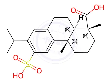 Chemical structure of Ecabet