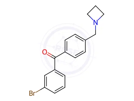 Chemical structure of 4'-Azetidinomethyl-3-bromobenzophenone