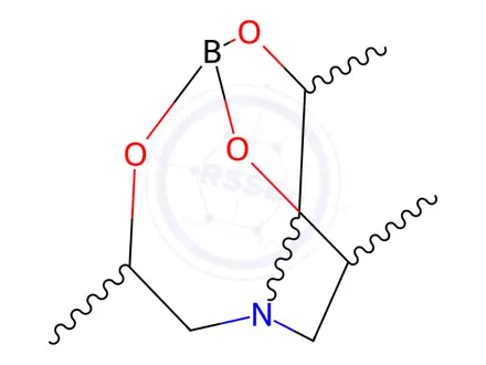Chemical structure of 3,7,10-Trimethyl-2,8,9-trioxa-5-aza-1-borabicyclo[3.3.3]undecane