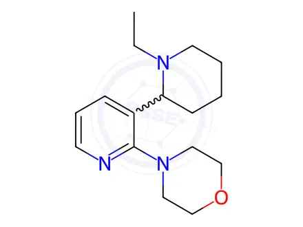 Chemical structure of 4-(3-(1-Ethylpiperidin-2-yl)pyridin-2-yl)morpholine