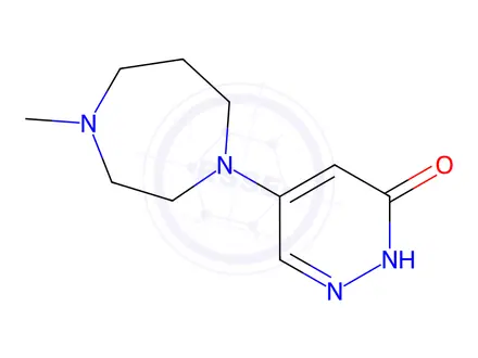 Chemical structure of 5-(4-Methyl-1,4-diazepan-1-yl)-3-pyridazinol