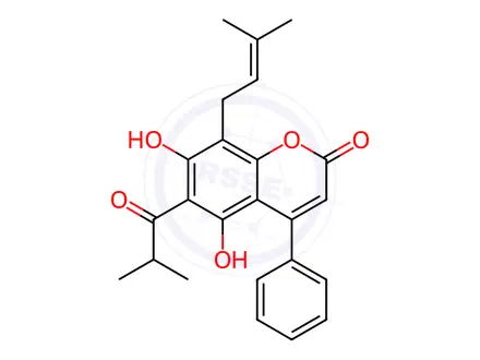 Chemical structure of Mesuol