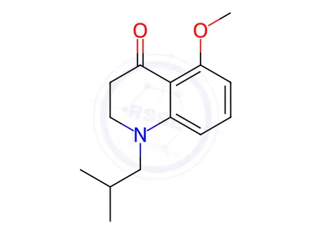 Chemical structure of 1-Isobutyl-5-methoxy-2,3-dihydro-4(1H)-quinolinone
