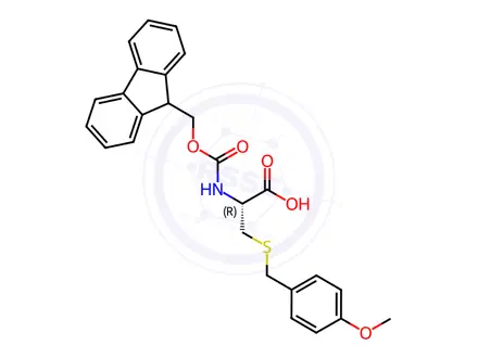 Chemical structure of Fmoc-Cys(Mob)-OH