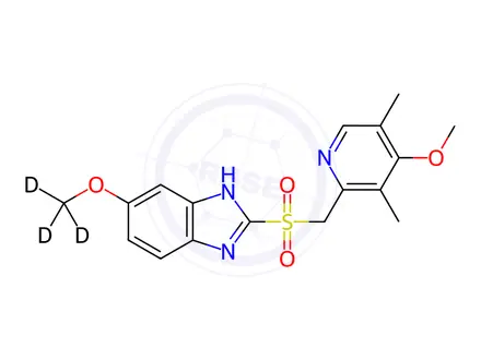 Chemical structure of Omeprazole-d3 Sulfone