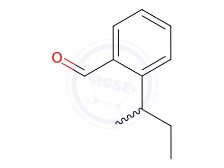 Chemical structure of Benzaldehyde, 2-(1-methylpropyl)-(9CI)