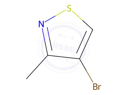 Chemical structure of 4-Bromo-3-methylisothiazole