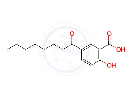 Chemical structure of CAPRYLOYL SALICYLIC ACID