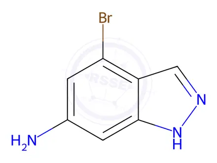 Chemical structure of 4-Bromo-1H-indazol-6-amine