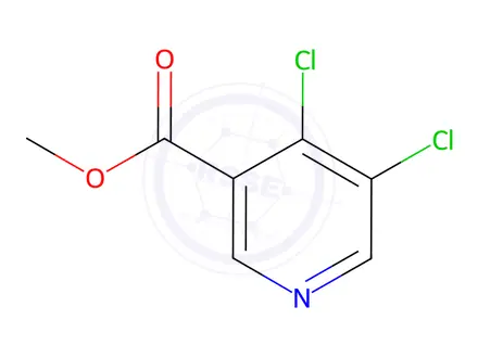 Chemical structure of 4,5-Dichloro-3-pyridinecarboxylic acid methyl ester