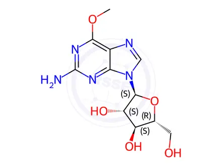 Chemical structure of Nelarabine Impurity 2