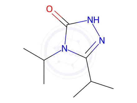 Chemical structure of 3H-1,2,4-Triazol-3-one,2,4-dihydro-4,5-bis(1-methylethyl)-(9CI)