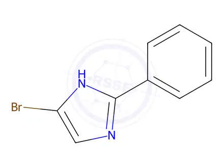 Chemical structure of 4-Bromo-2-phenyl-1H-imidazole