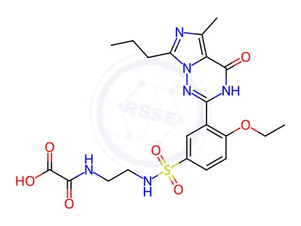 Chemical structure of Vardenafil impurity 7