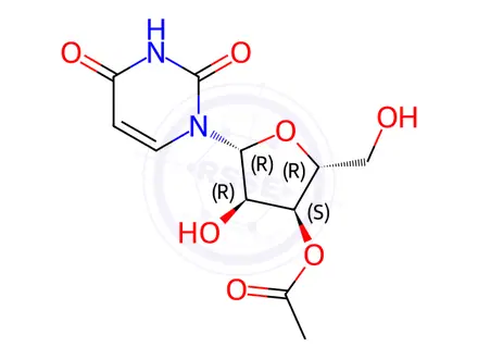 Chemical structure of 3′-O-Acetyluridine