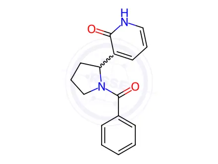Chemical structure of 3-(1-Benzoylpyrrolidin-2-yl)pyridin-2(1H)-one