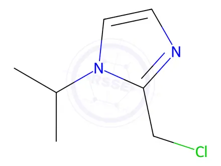 Chemical structure of 2-(chloromethyl)-1-isopropyl-1H-imidazole