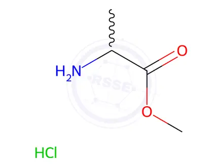 Chemical structure of DL-Alanine methyl ester hydrochloride
